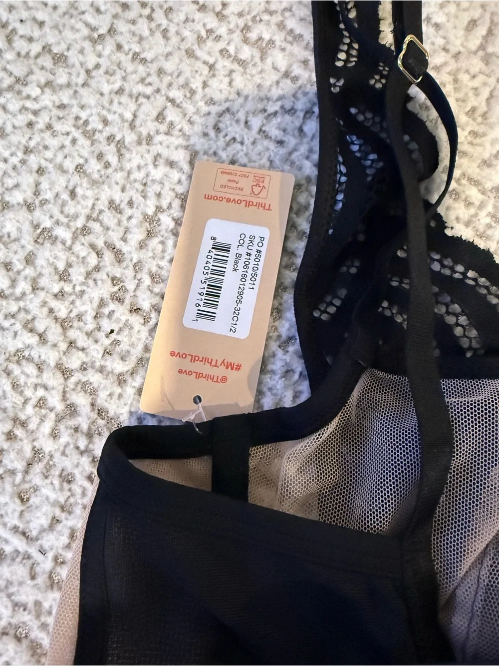 🔥🔥  NWT ThirdLove Lace‎ Bra 32D & Aerie Thong Medium Bundle